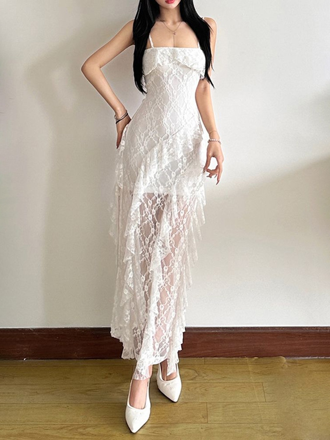 

LULU & SKY Maxi Dress, White