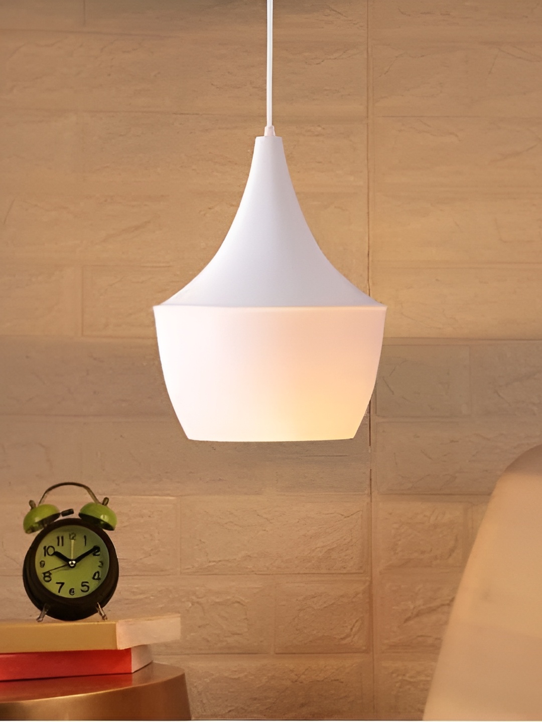 

GAUVIK White Aluminium Ceiling Lamp