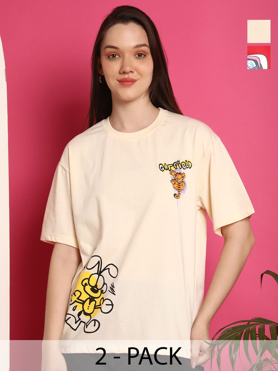 

Dreambe Women Printed T-shirt, Multi