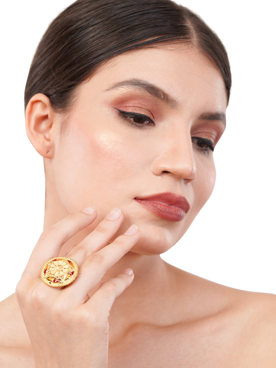 

Z HOME Gold-Plated Finger Ring
