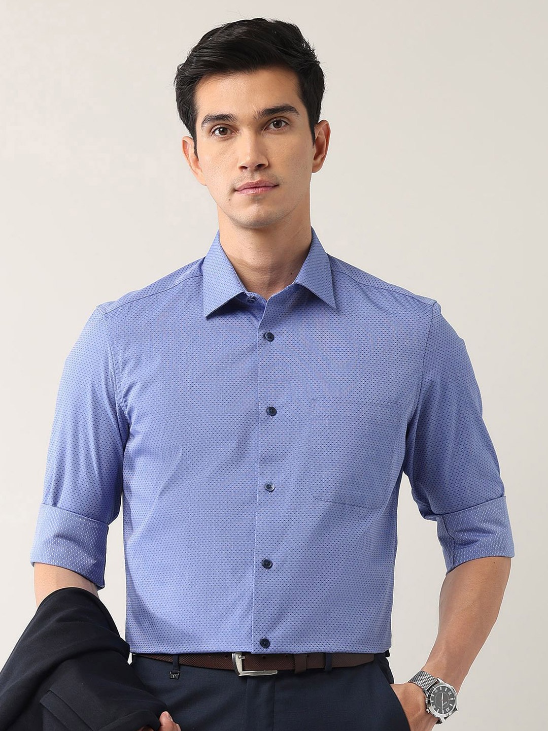 

AD By Arvind Men Opaque Casual Shirt, Blue