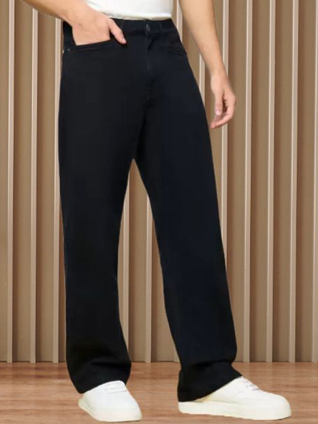 

COMFITS Men Classic Stretchable Jeans, Black