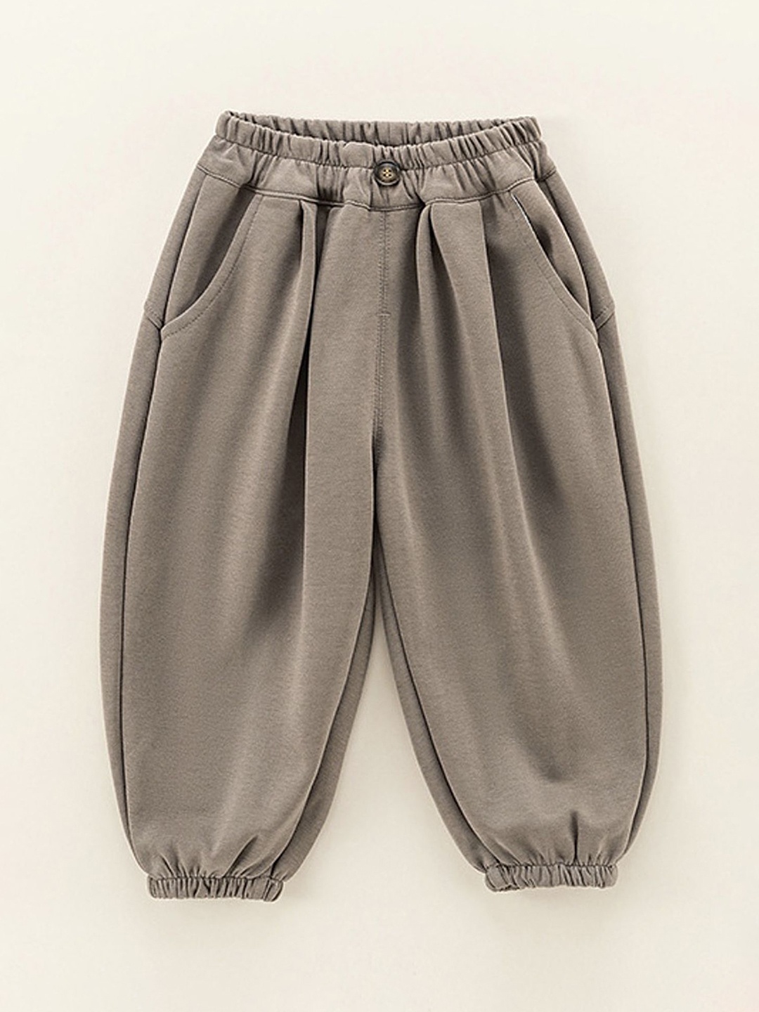

LULU & SKY Unisex Kids Tapered Fit High-Rise Low Distress Jeans, Grey