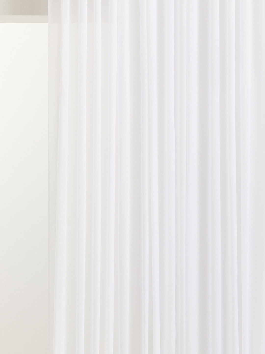 

H&M 1-Pack Long And Wide Curtain Length, White