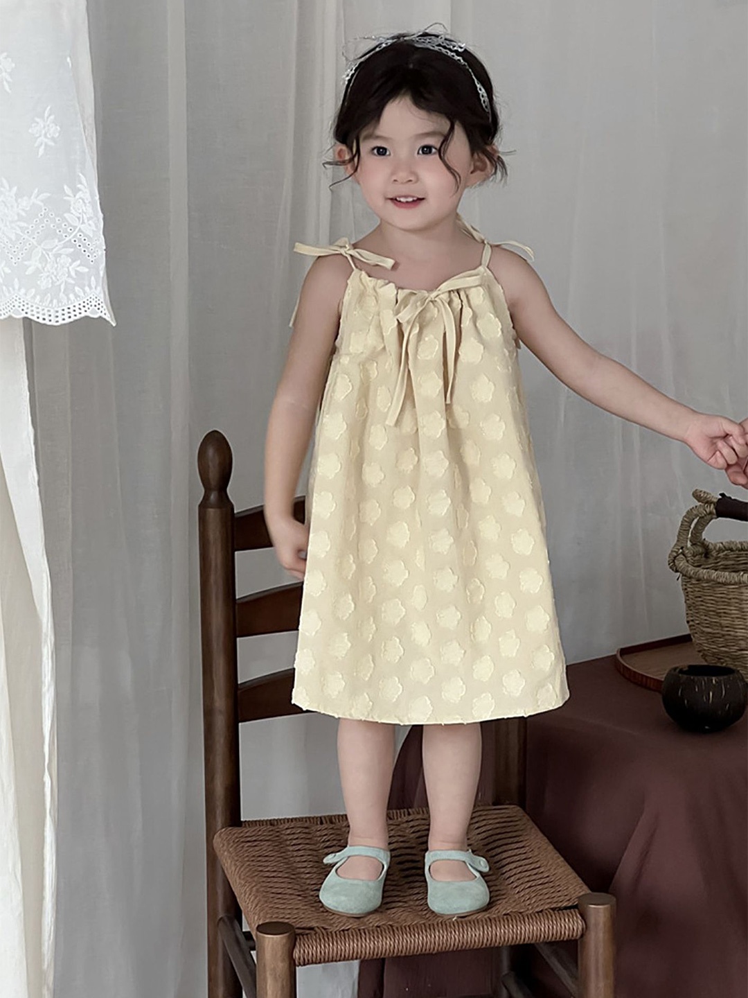 

LULU & SKY Floral Print A-Line Dress, Yellow
