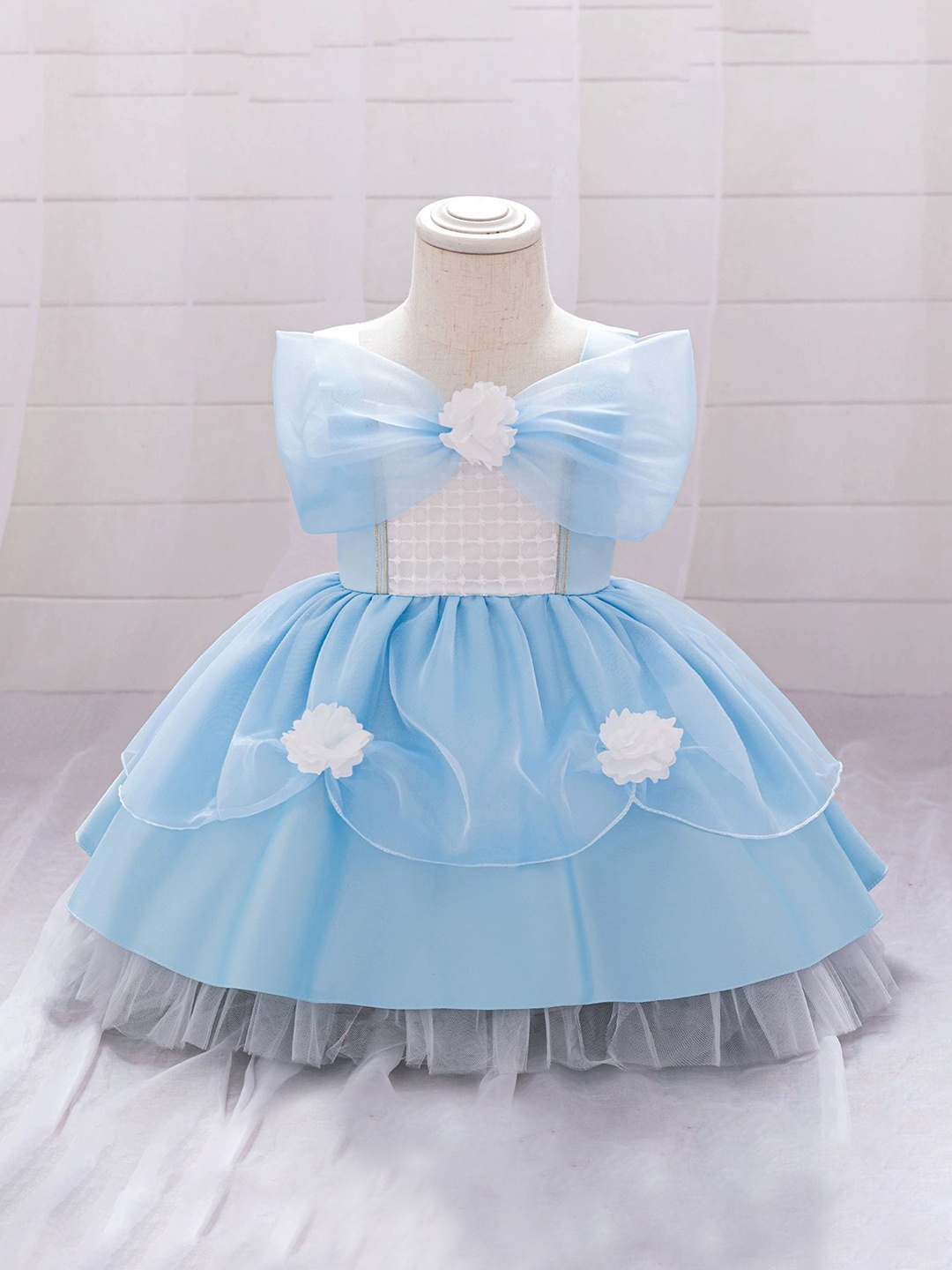 

LULU & SKY Fit & Flare Dress, Blue