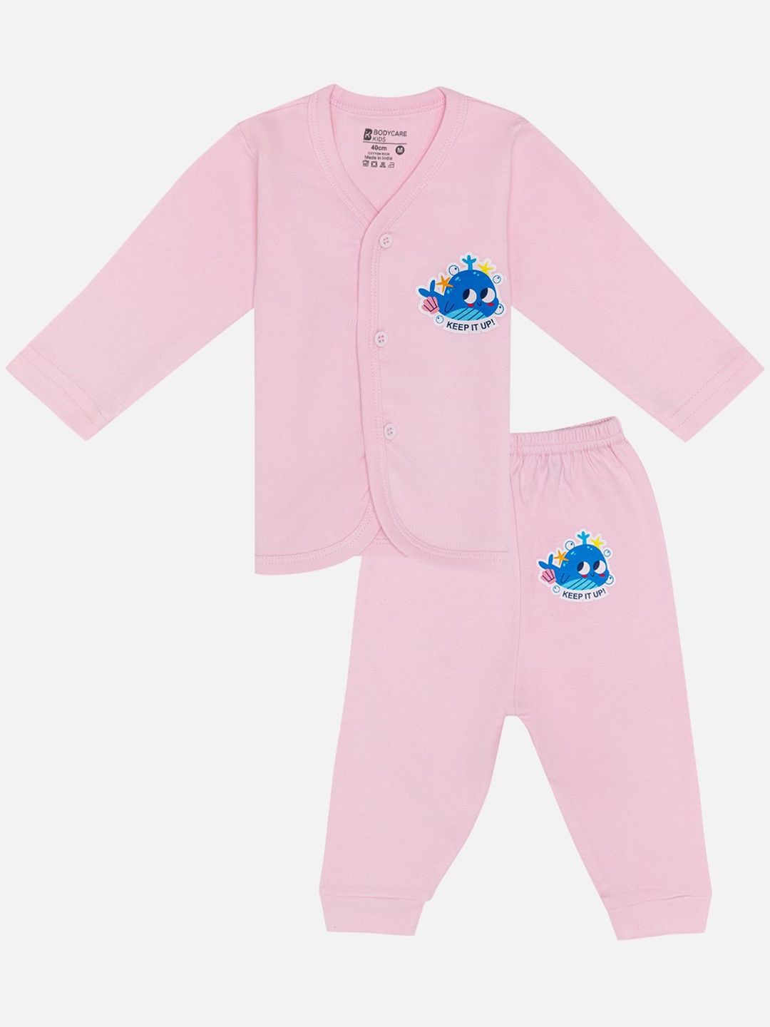 

Bodycare Kids Unisex Kids Printed Top, Pink