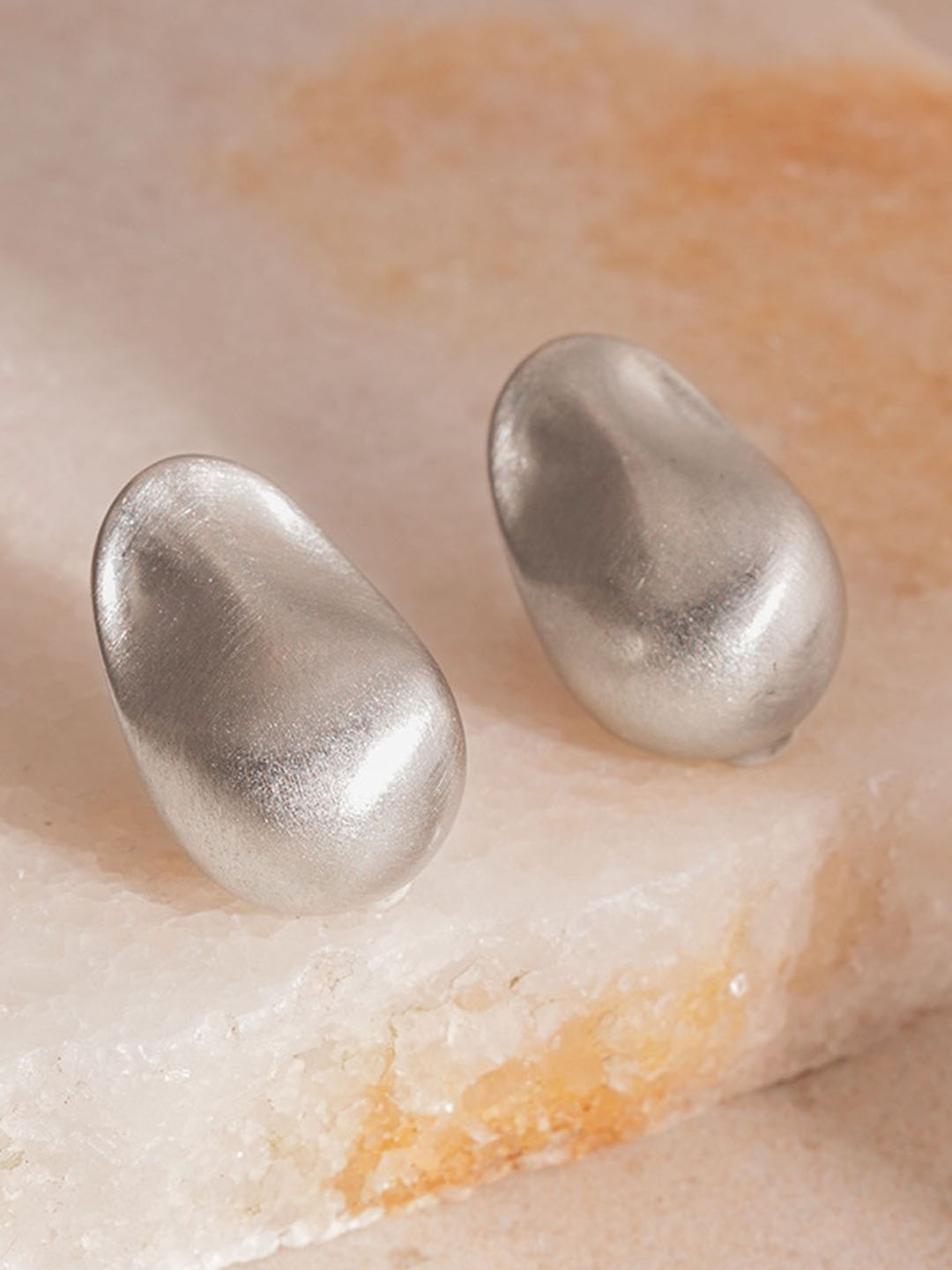 

LULU & SKY Contemporary Studs Earrings, Silver