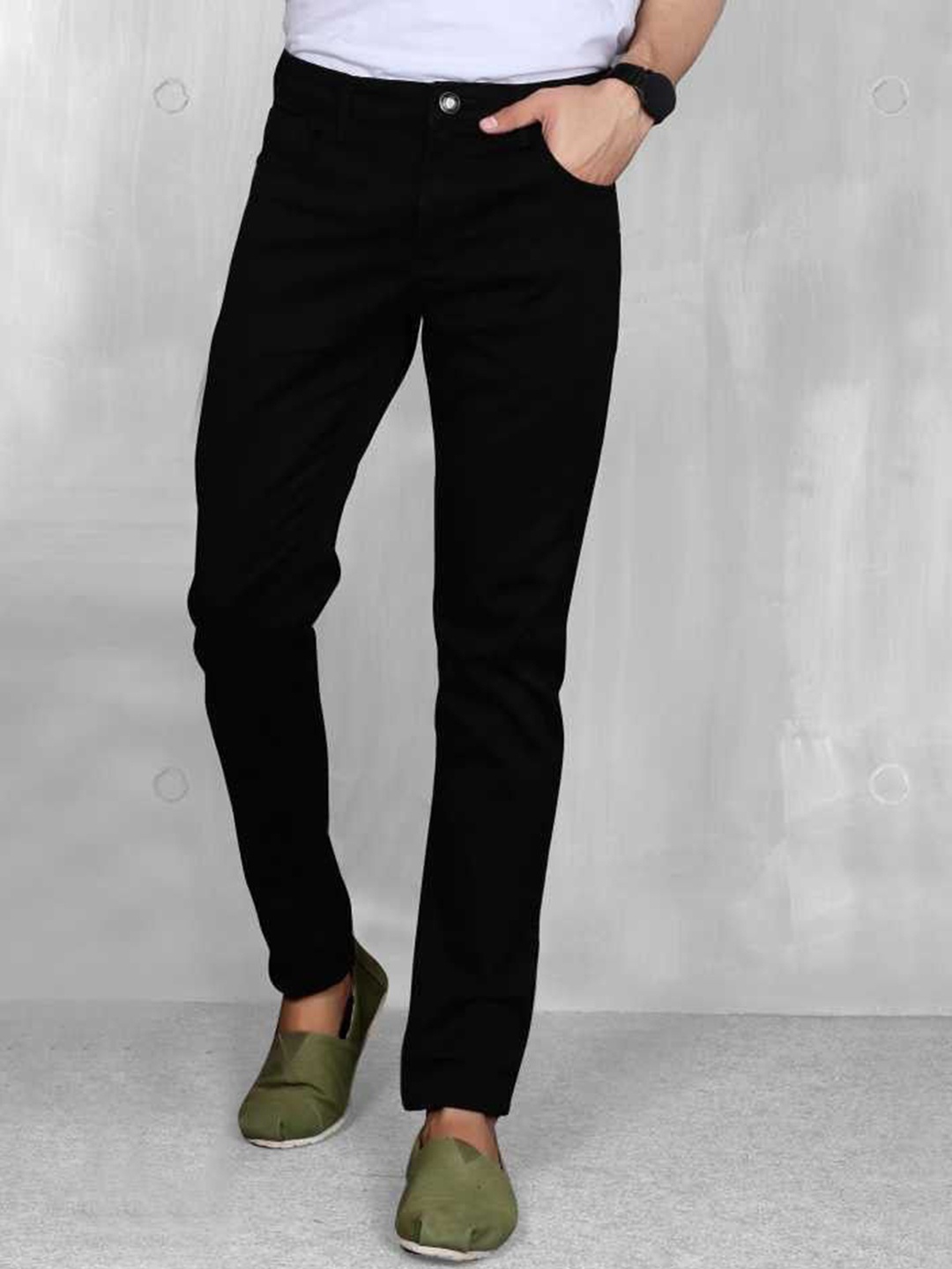 

COMFITS Men Classic Jeans, Black