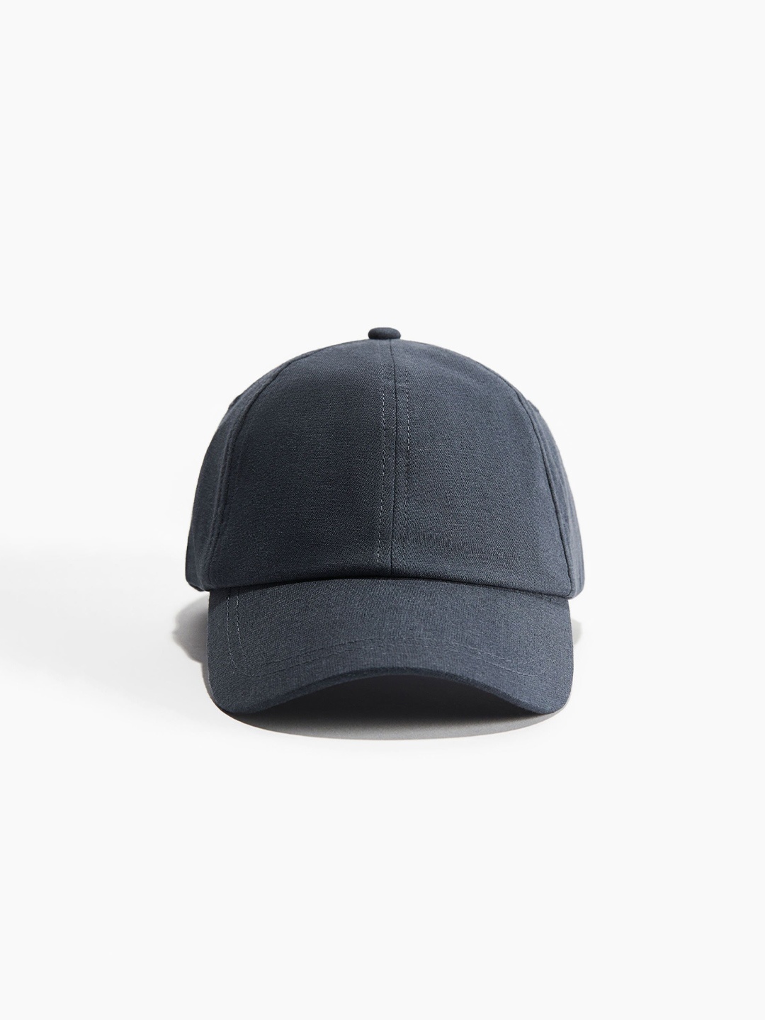 

H&M Linen-Blend Cap, Blue