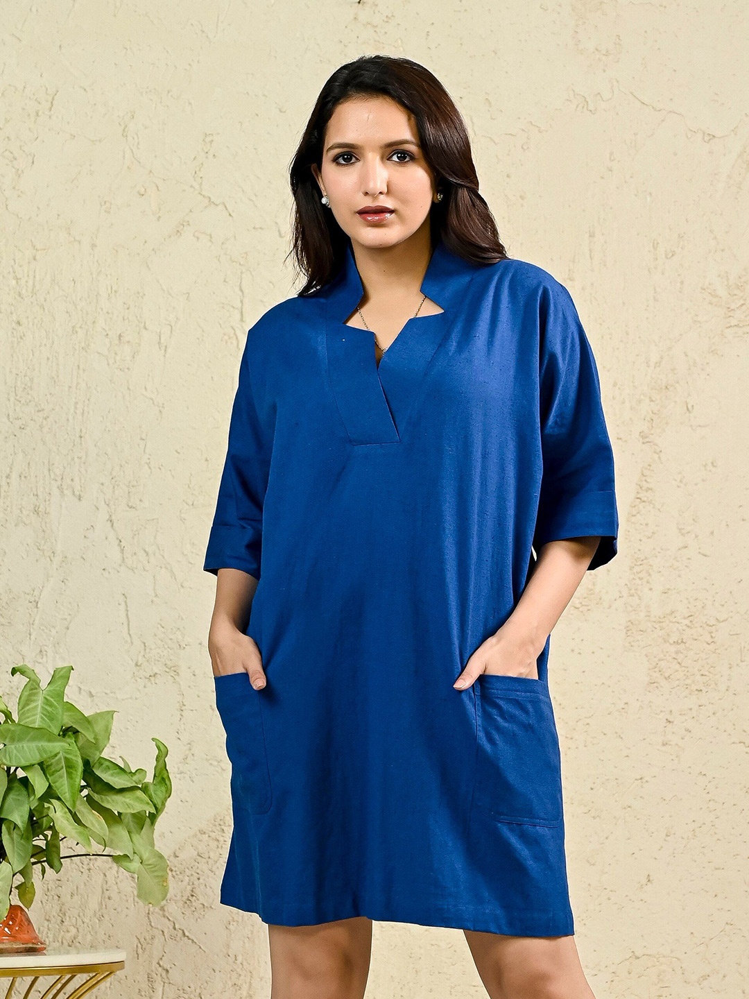 

INAAYA JAIPUR Kaftan Dress, Blue