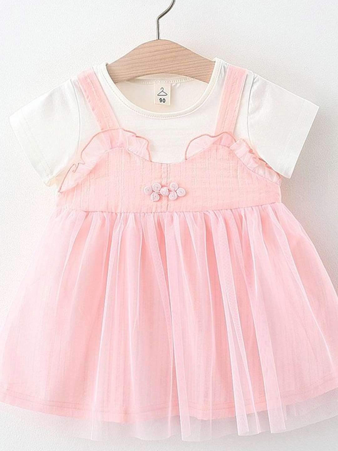 

LULU & SKY Pinafore Dress, Pink