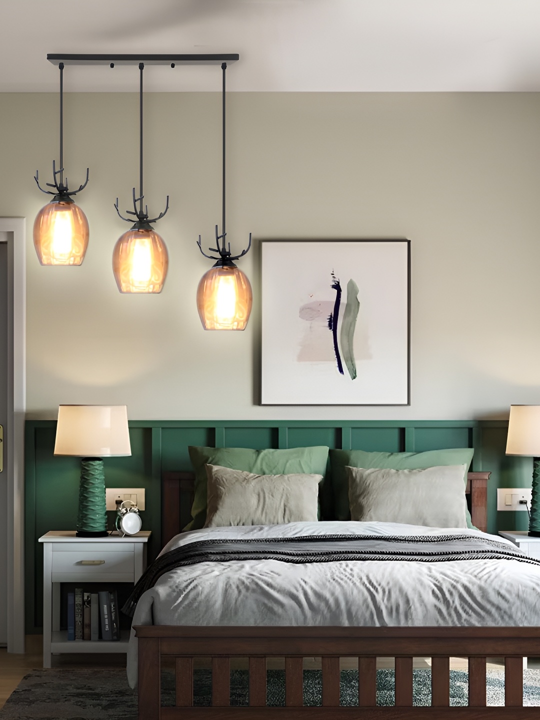 

GAUVIK Grey Aluminium Ceiling Lamp