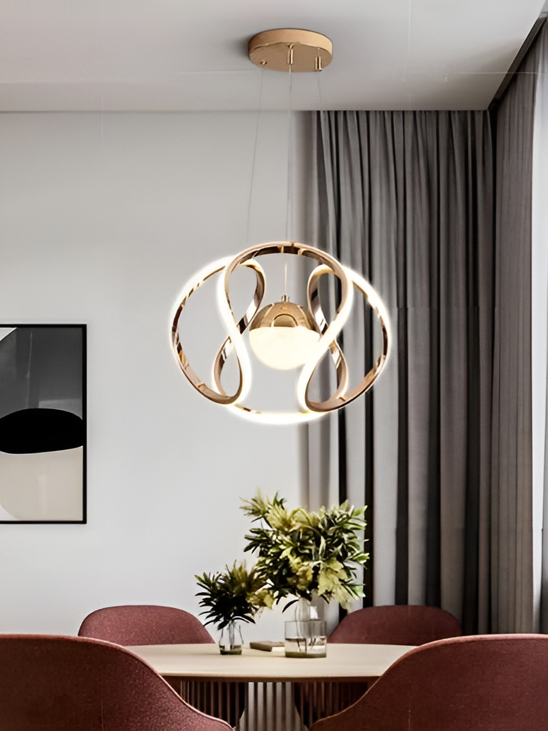 

GAUVIK Gold-Toned Ceiling Lamp