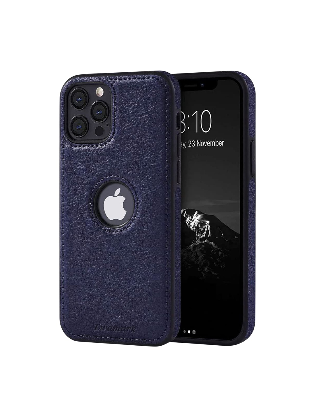 

LIRAMARK Solid Printed iPhone 12 Pro Back Case Mobile Accessories, Blue