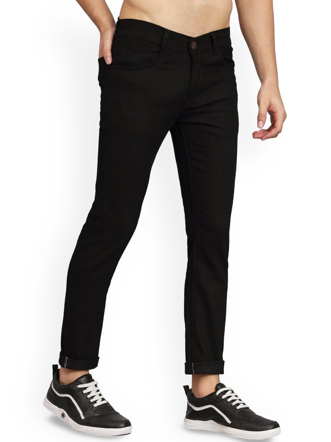 

COMFITS Men Classic Stretchable Jeans, Black