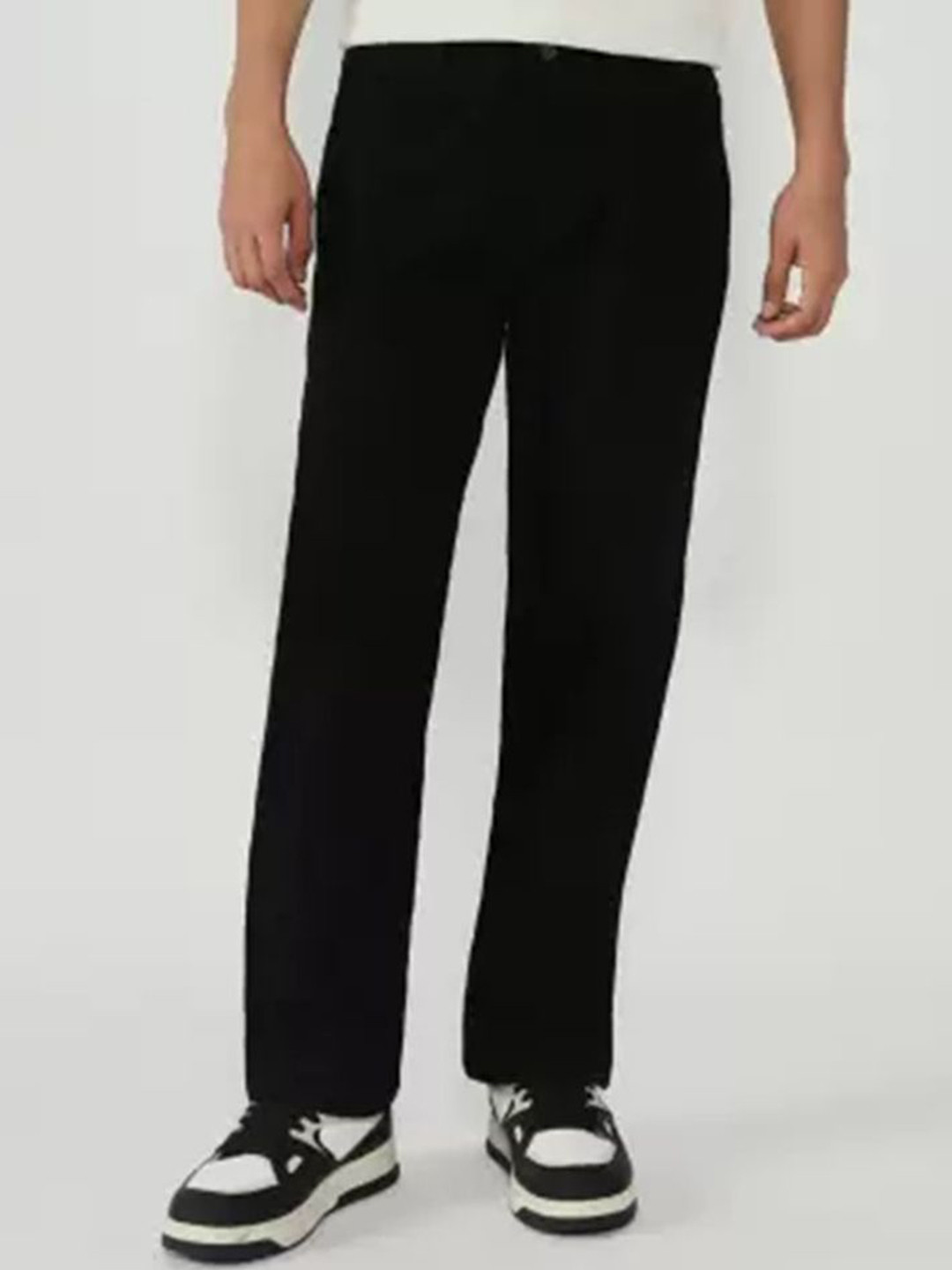 

COMFITS Men Classic Highly Distressed Stretchable Jeans, Black