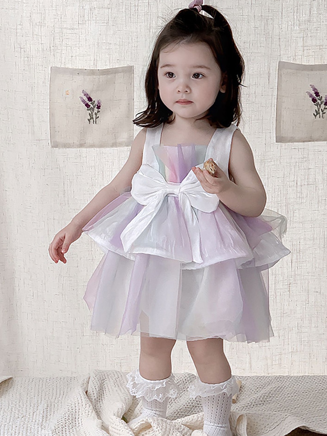 

LULU & SKY Striped Fit & Flare Dress, Multi