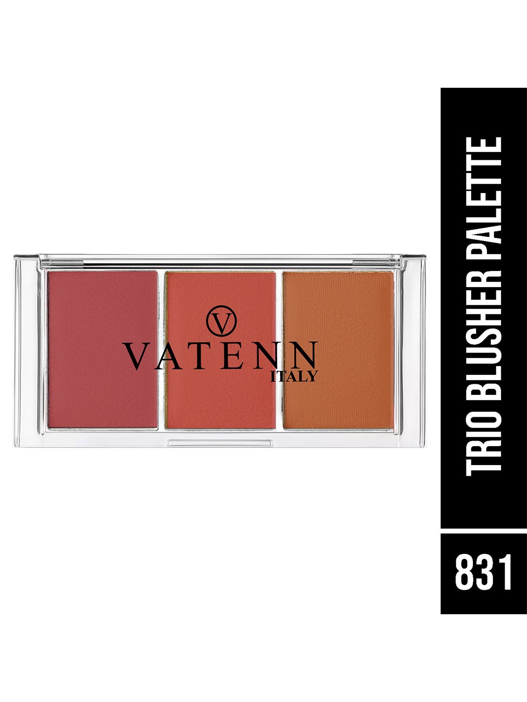 

VATENN ITALY Trio Blusher Palette - Shade 831, Peach