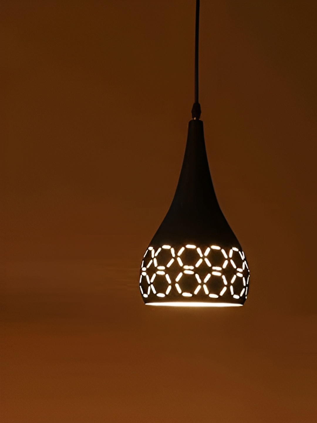 

GAUVIK Copper-Toned Textured Aluminium Ceiling Lamp