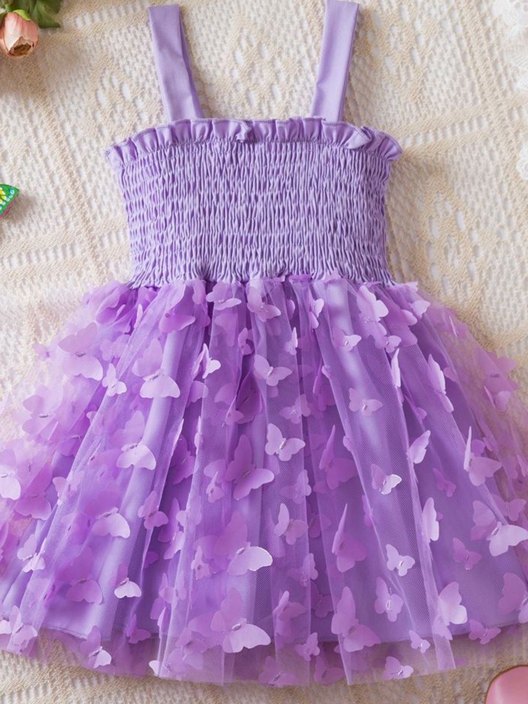 

LULU & SKY Fit & Flare Dress, Purple