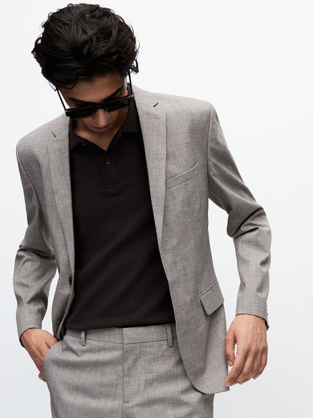 

H&M Slim Fit Jacket, Beige