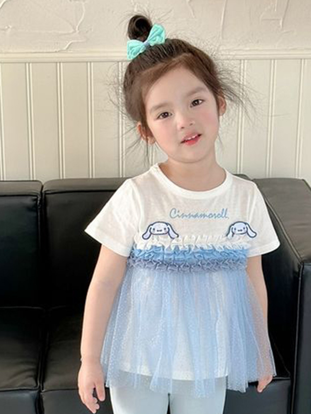 

LULU & SKY Cotton Top, Blue