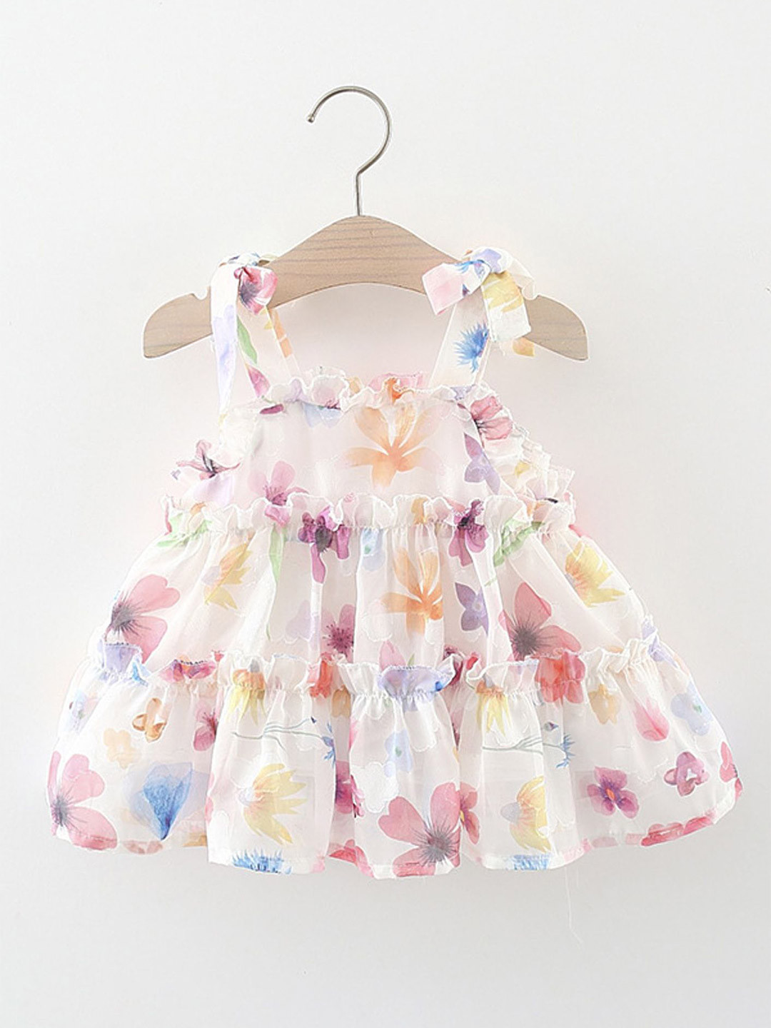 

LULU & SKY Floral Print Fit & Flare Dress, Multi