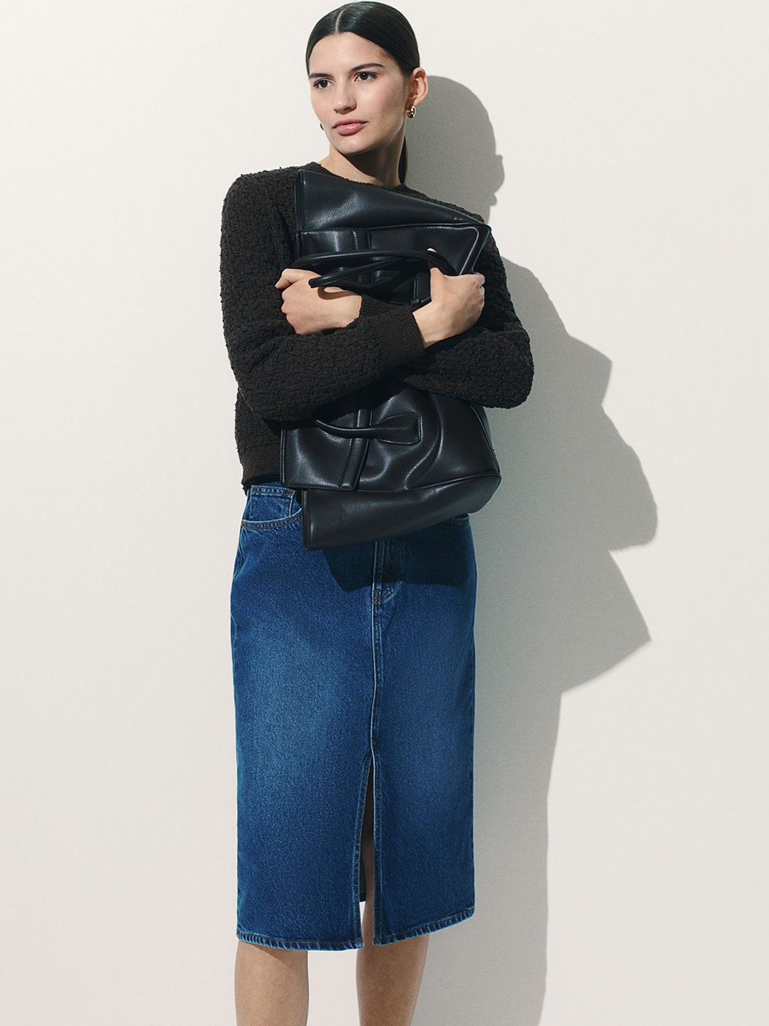 

H&M Denim Skirt, Blue