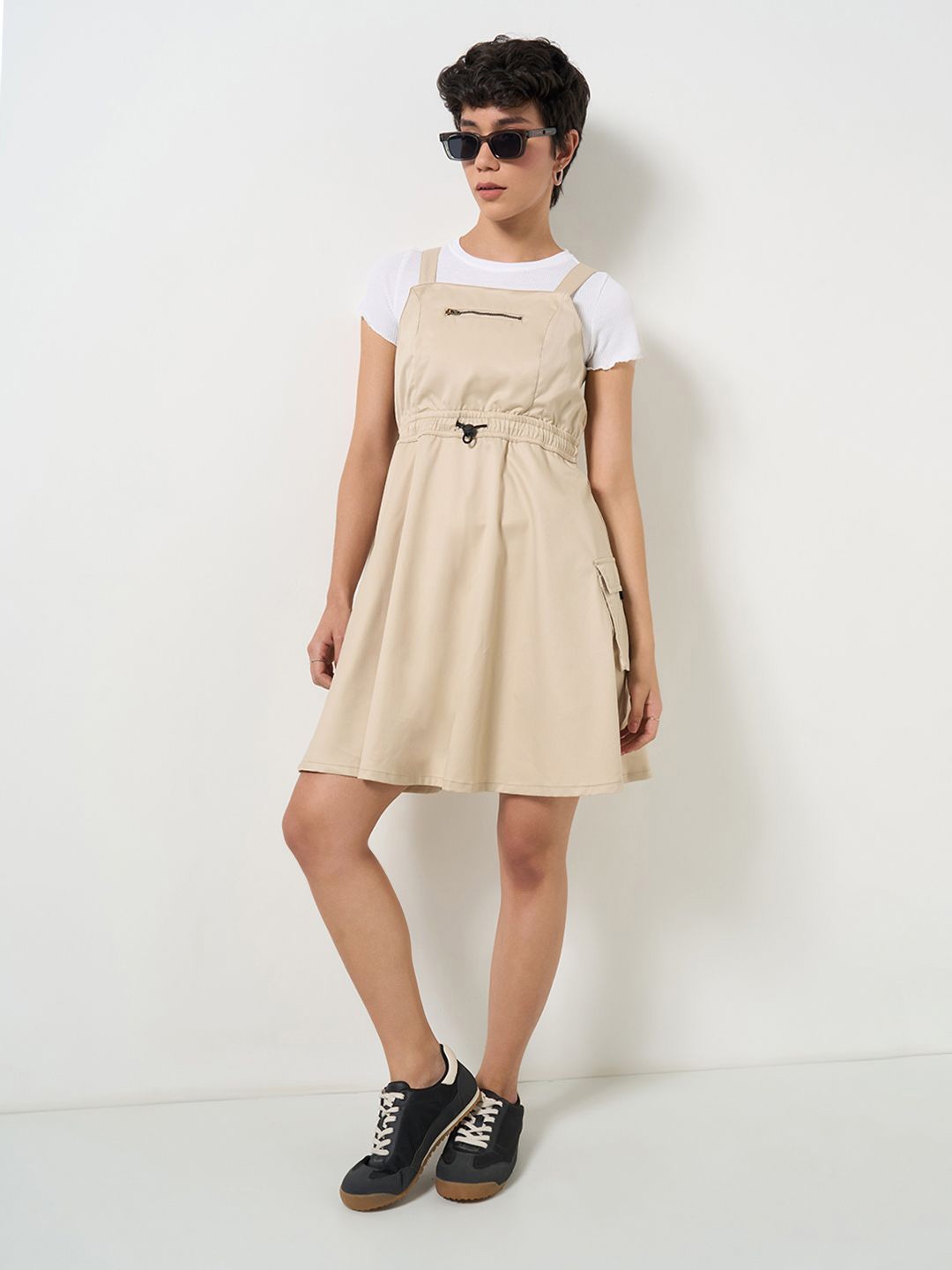 

People Fit & Flare Dress, Olive