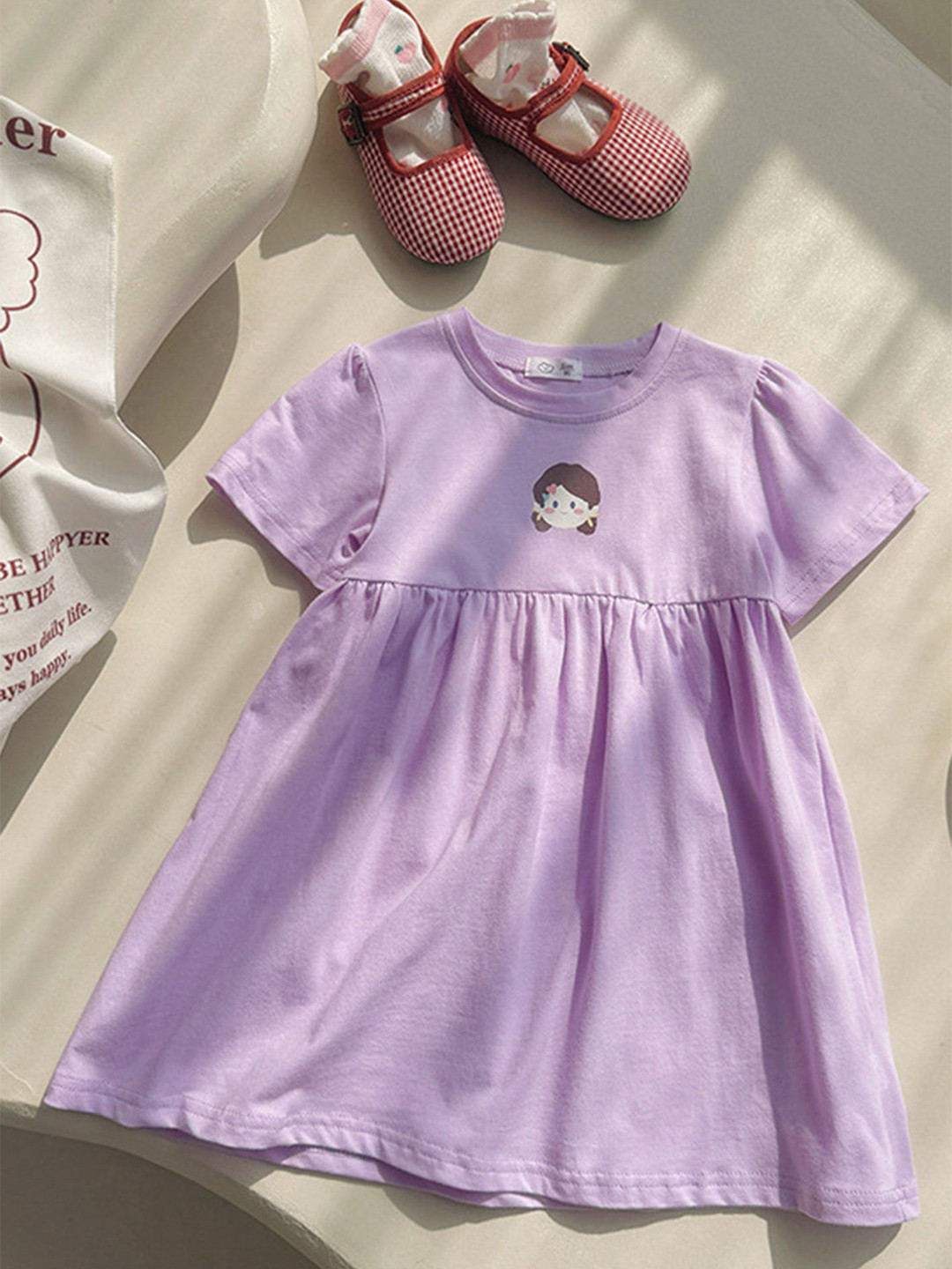 

LULU & SKY Fit & Flare Dress, Purple