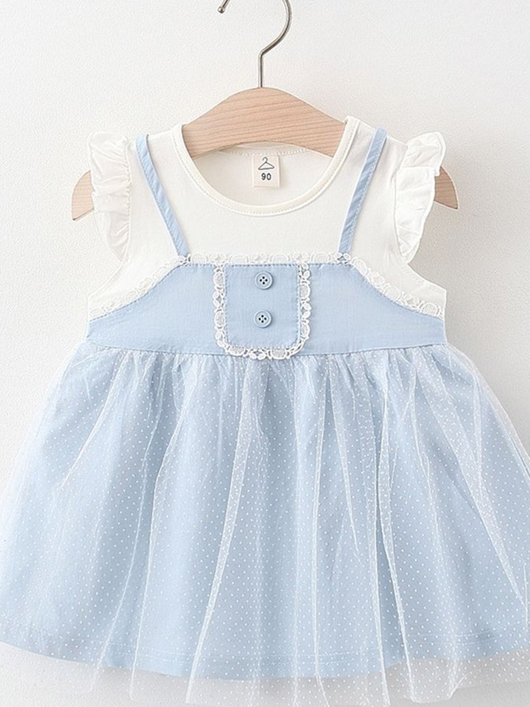 

LULU & SKY Pinafore Dress, Blue