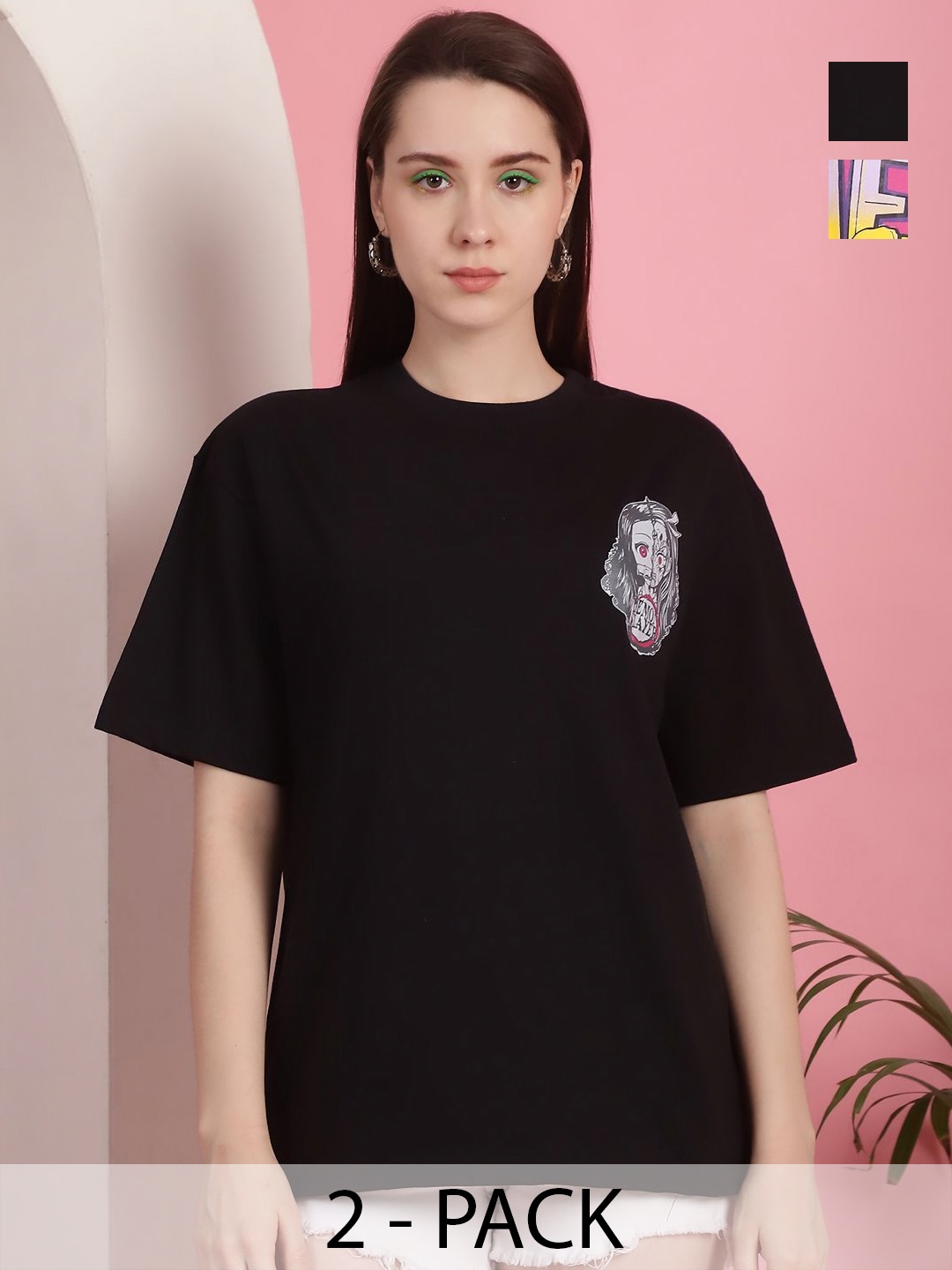 

Dreambe Women Printed T-shirt, Multi