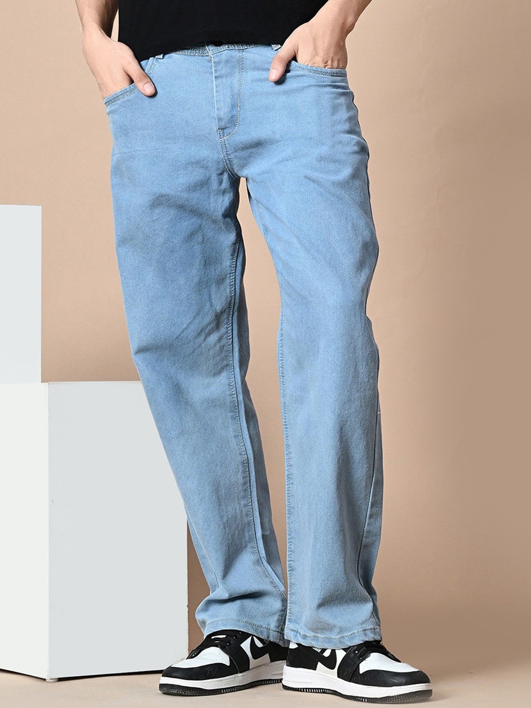 

Moda Rapido Men Classic Jeans, Blue