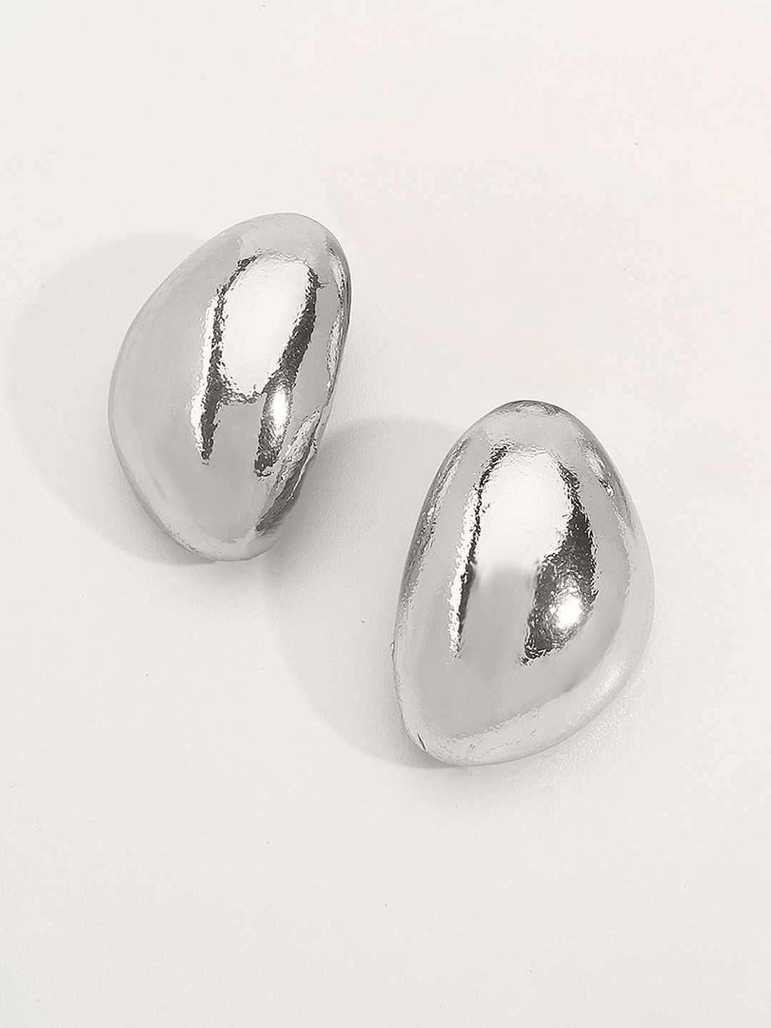 

LULU & SKY Contemporary Studs Earrings, White
