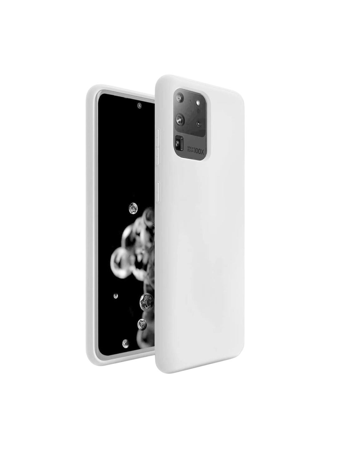 

LIRAMARK Solid Printed Samsung Galaxy Note 20 Ultra Back Case Mobile Accessories, White