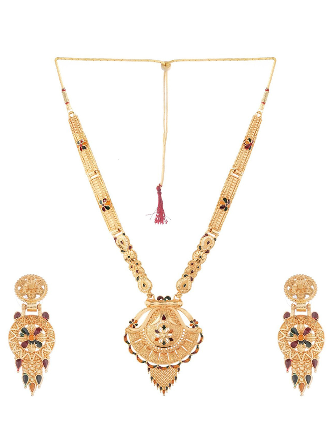 

Zhouse Gold Plated Copper Jewellery Set