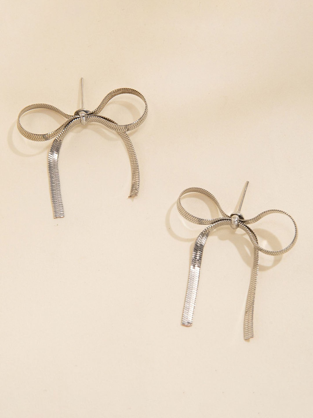 

LULU & SKY Contemporary Studs Earrings, White