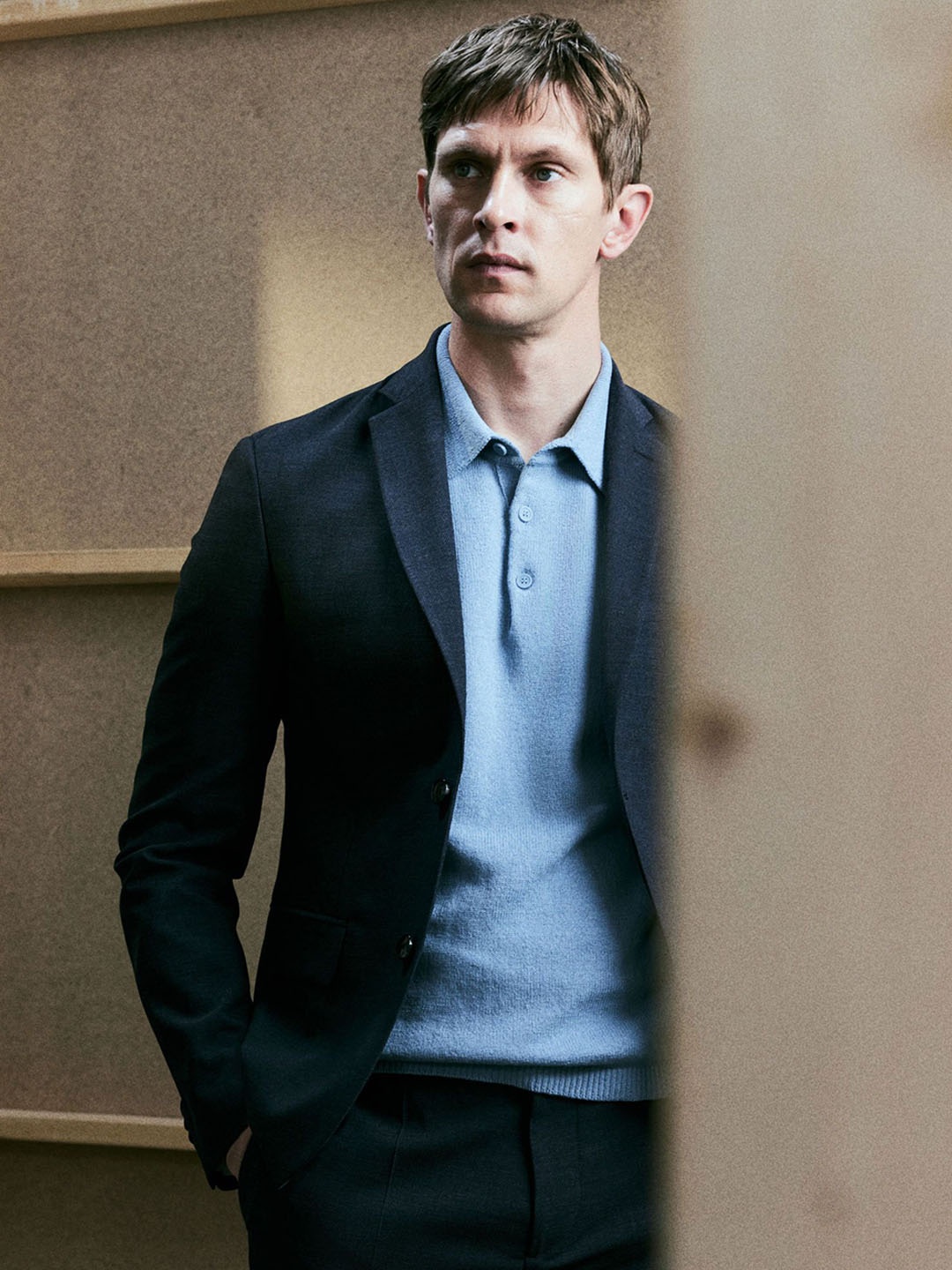 

H&M Slim Fit Jacket, Blue