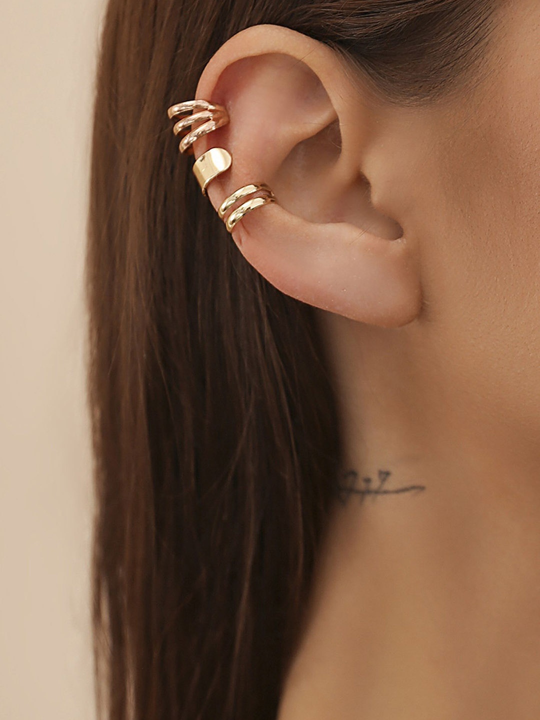 

LULU & SKY Contemporary Hoop Earrings, Gold