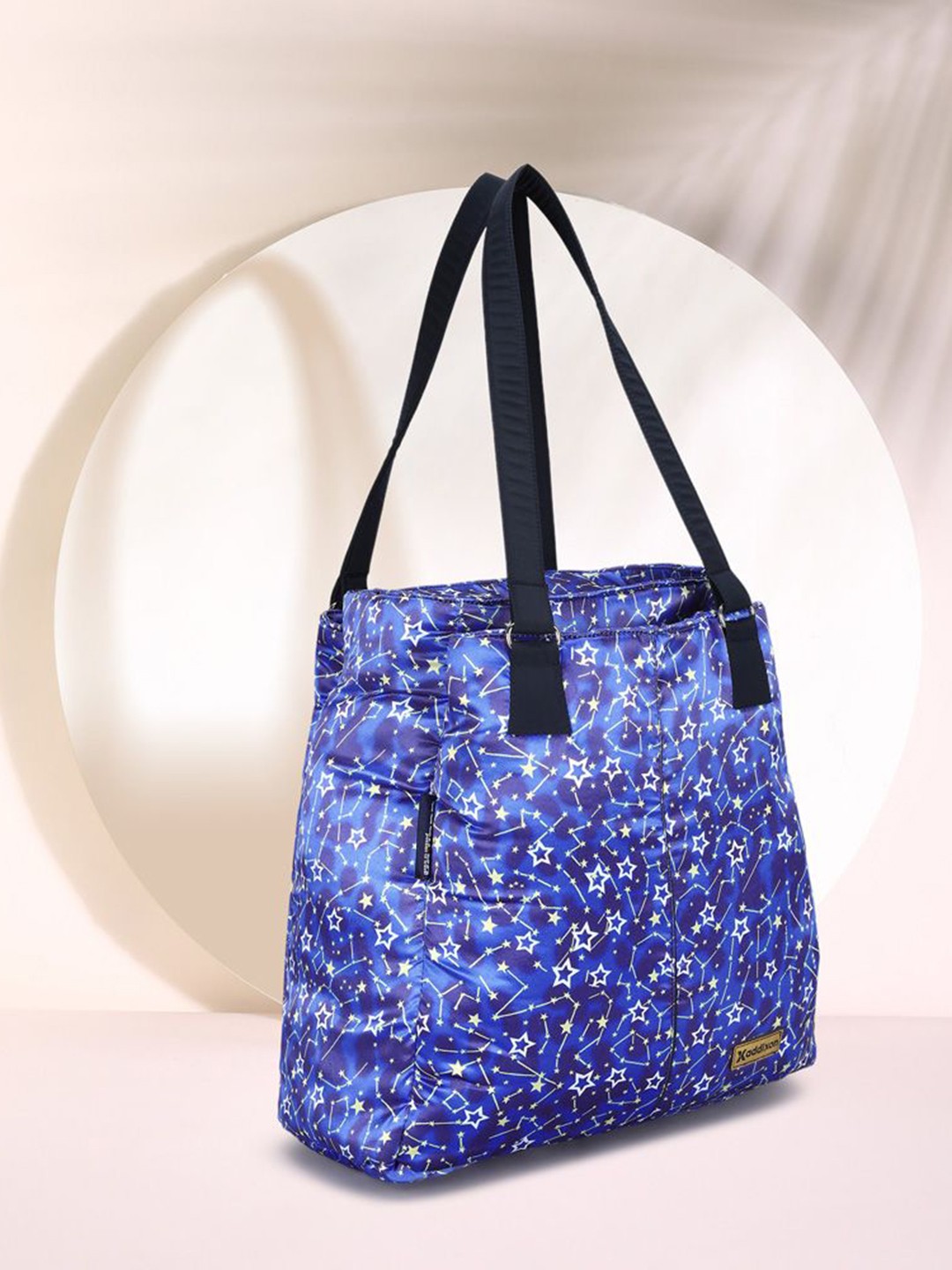 

Addixon Printed Structured Shoulder Bag with Tasselled, Multi