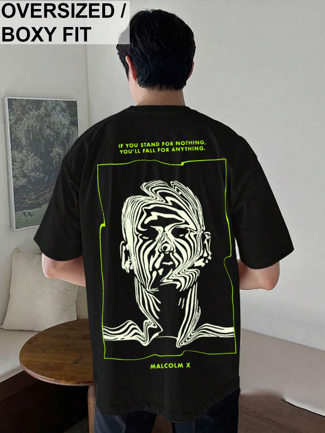 

Rigo Men Typography Printed T-shirt, Black