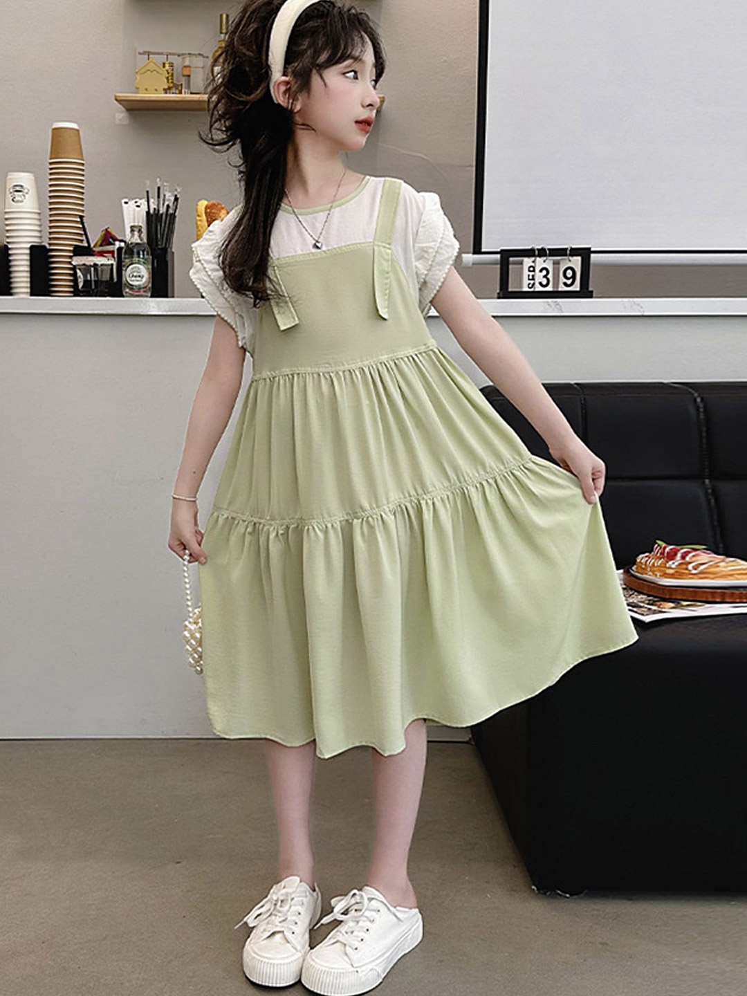 

LULU & SKY A-Line Dress, Green