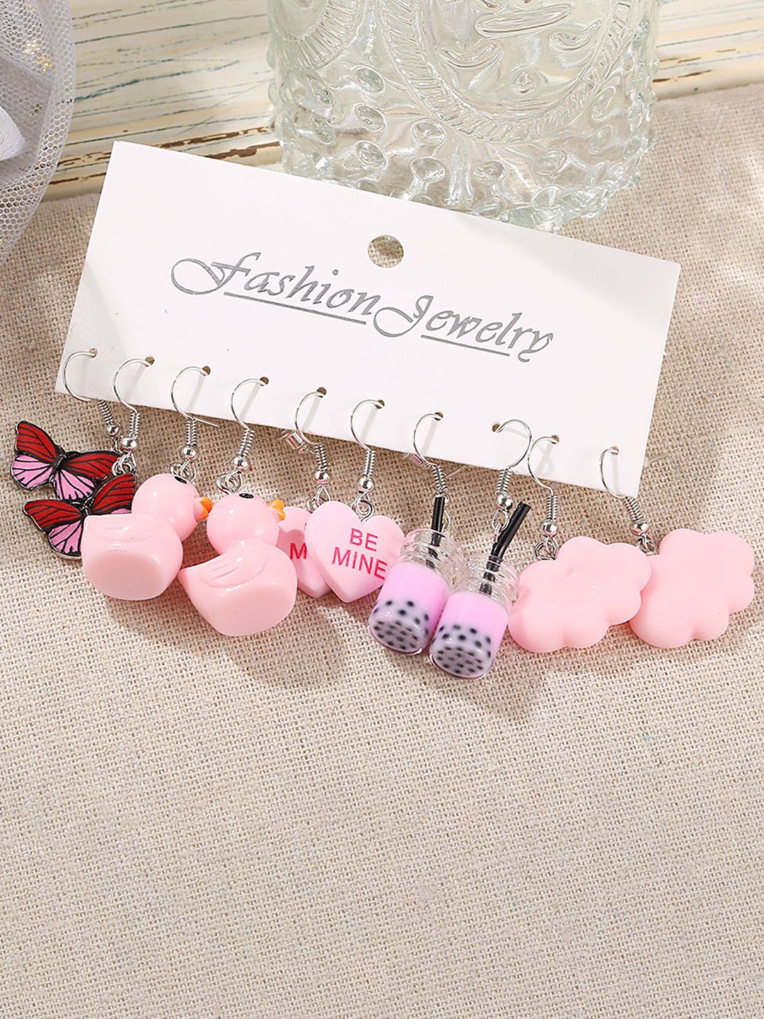 

LULU & SKY Contemporary Studs Earrings, Multi