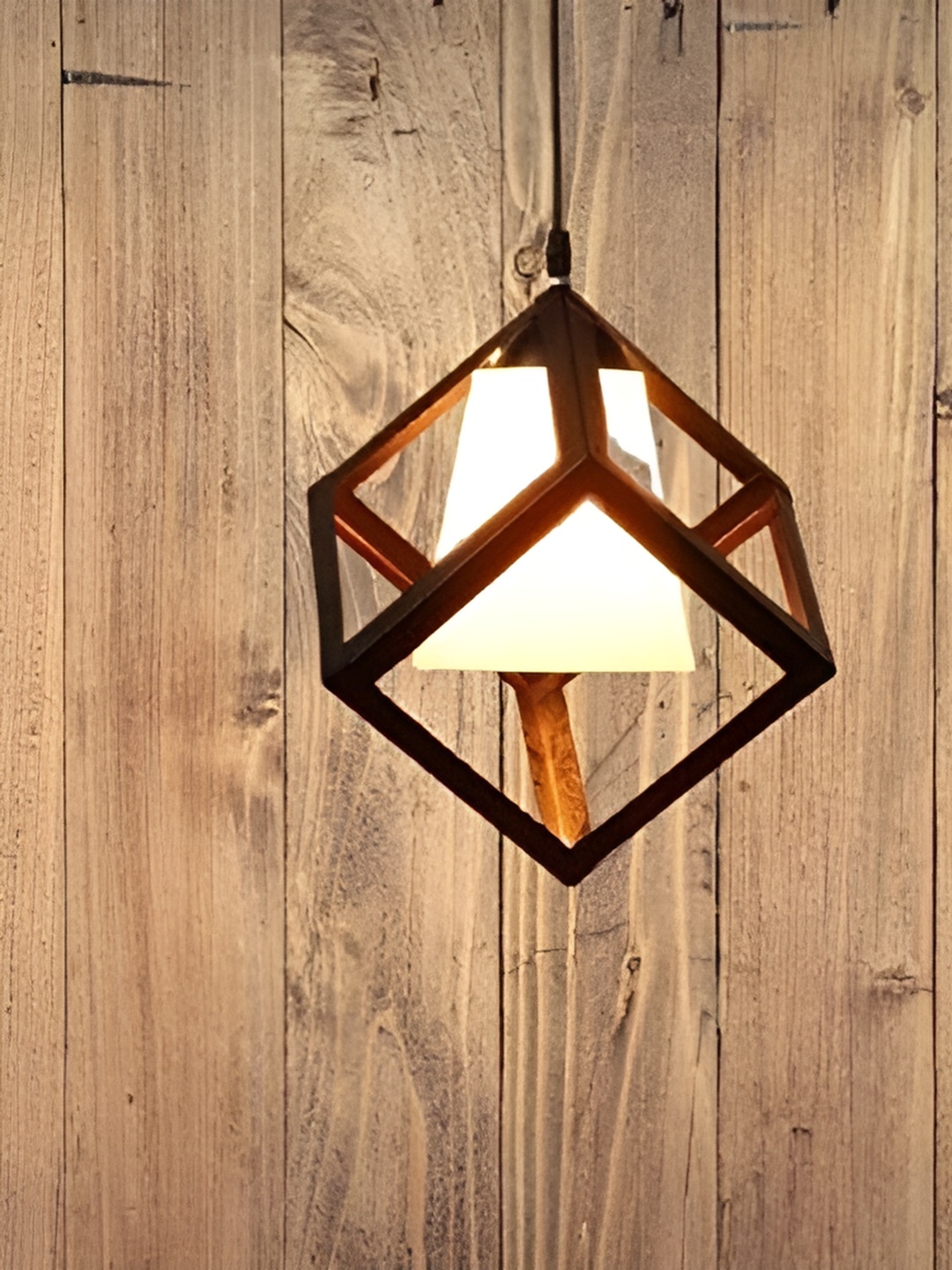 

GAUVIK Black Glass Ceiling Lamp
