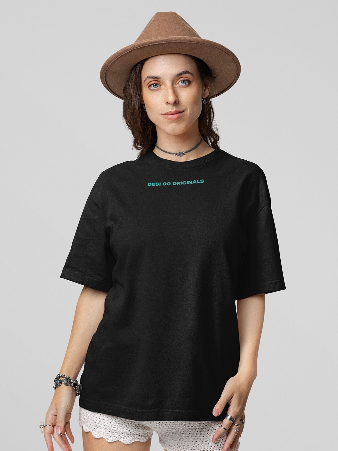 

Desi OG Women Printed T-shirt, Black