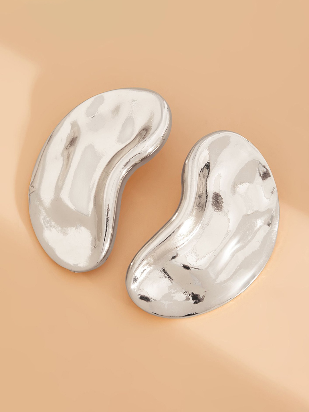

LULU & SKY Contemporary Studs Earrings, Silver