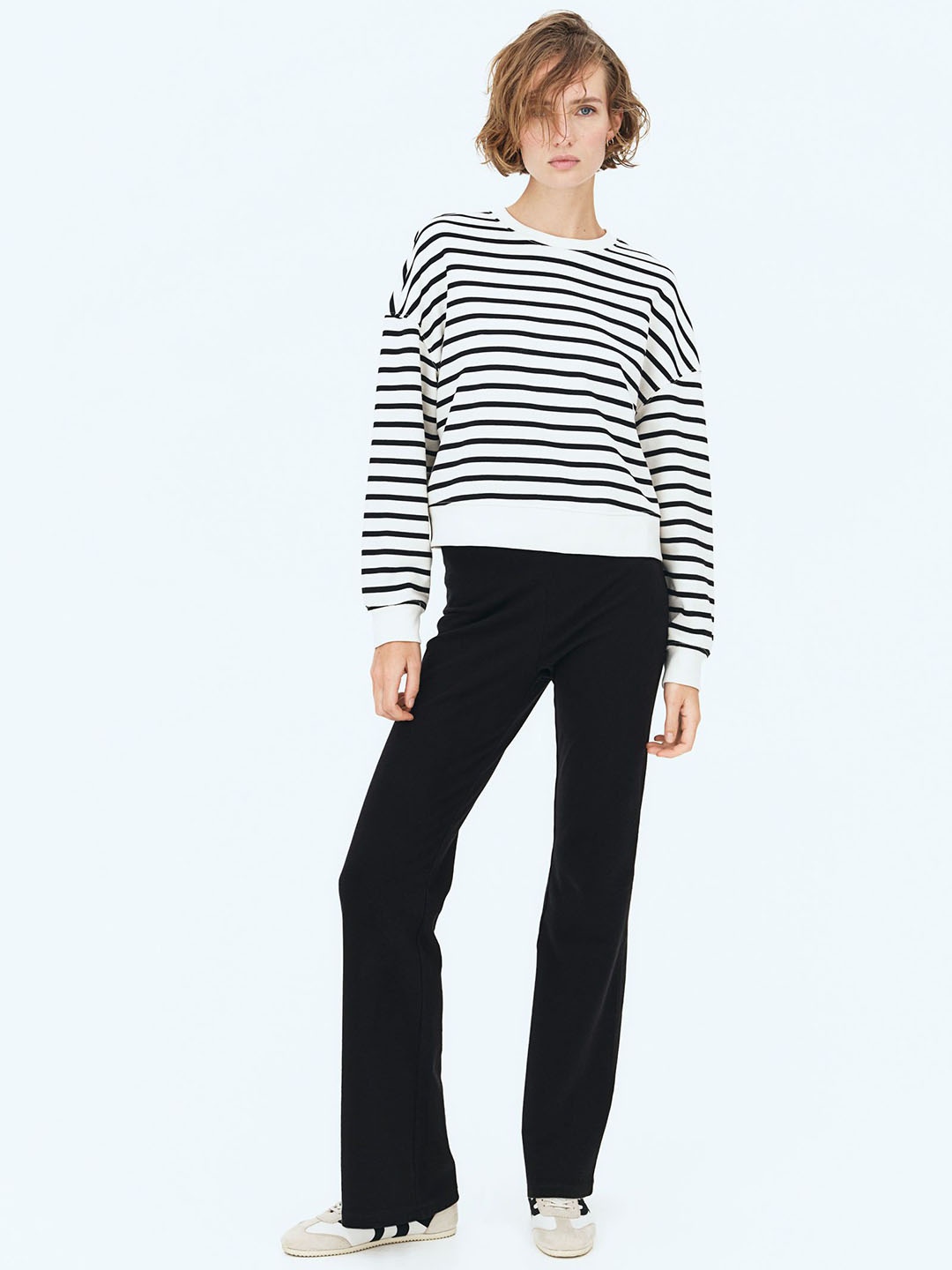 

H&M Flared Leggings, Black