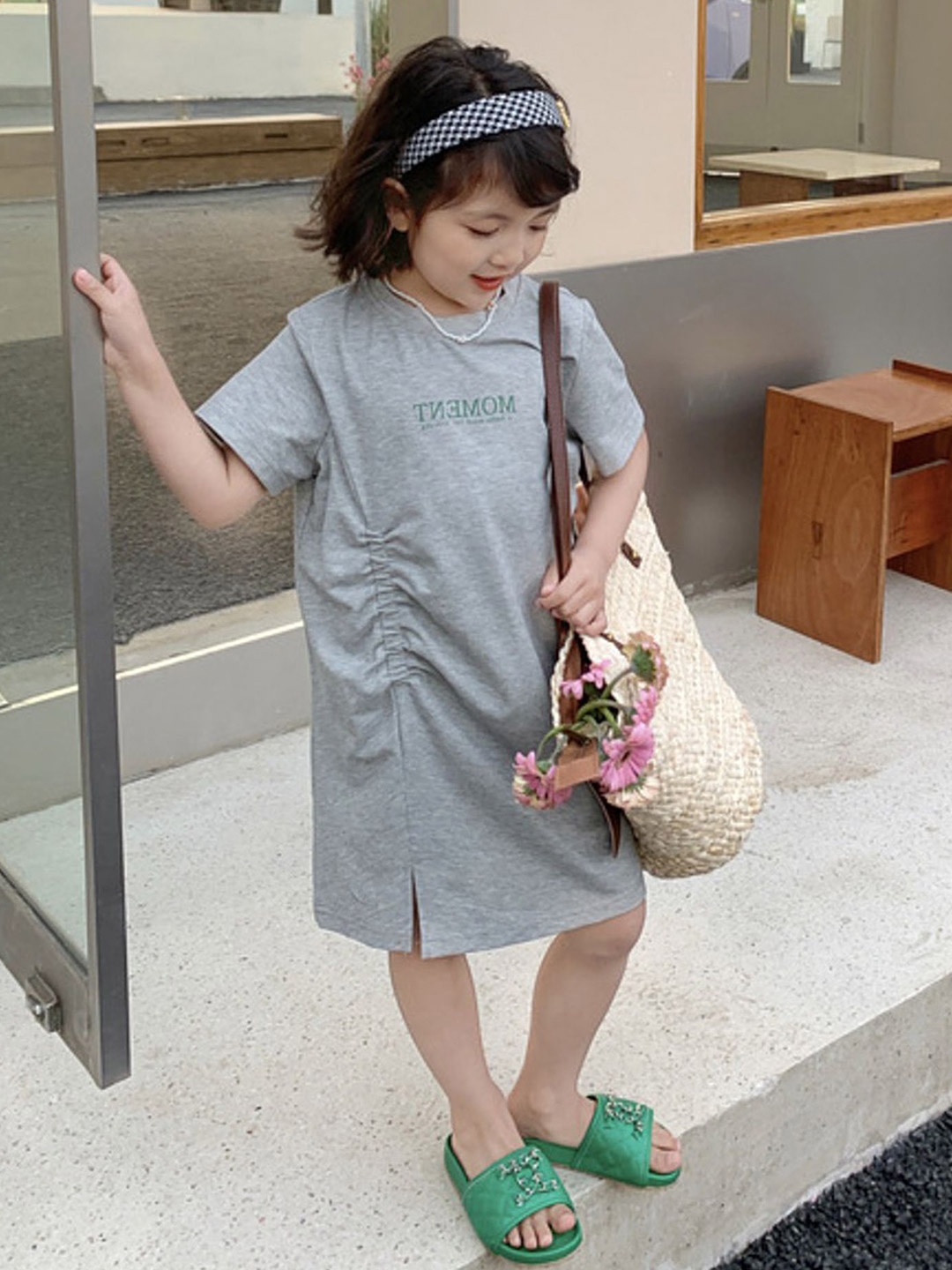 

LULU & SKY T-shirt Dress, Grey