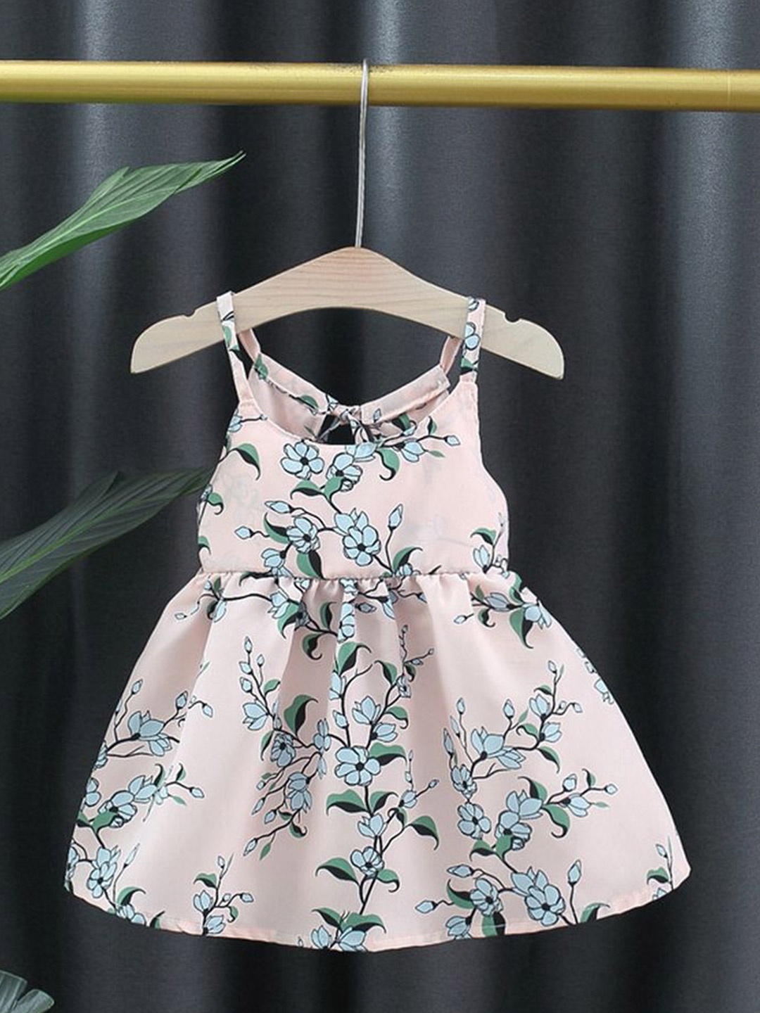 

LULU & SKY Floral Print Fit & Flare Dress, Pink